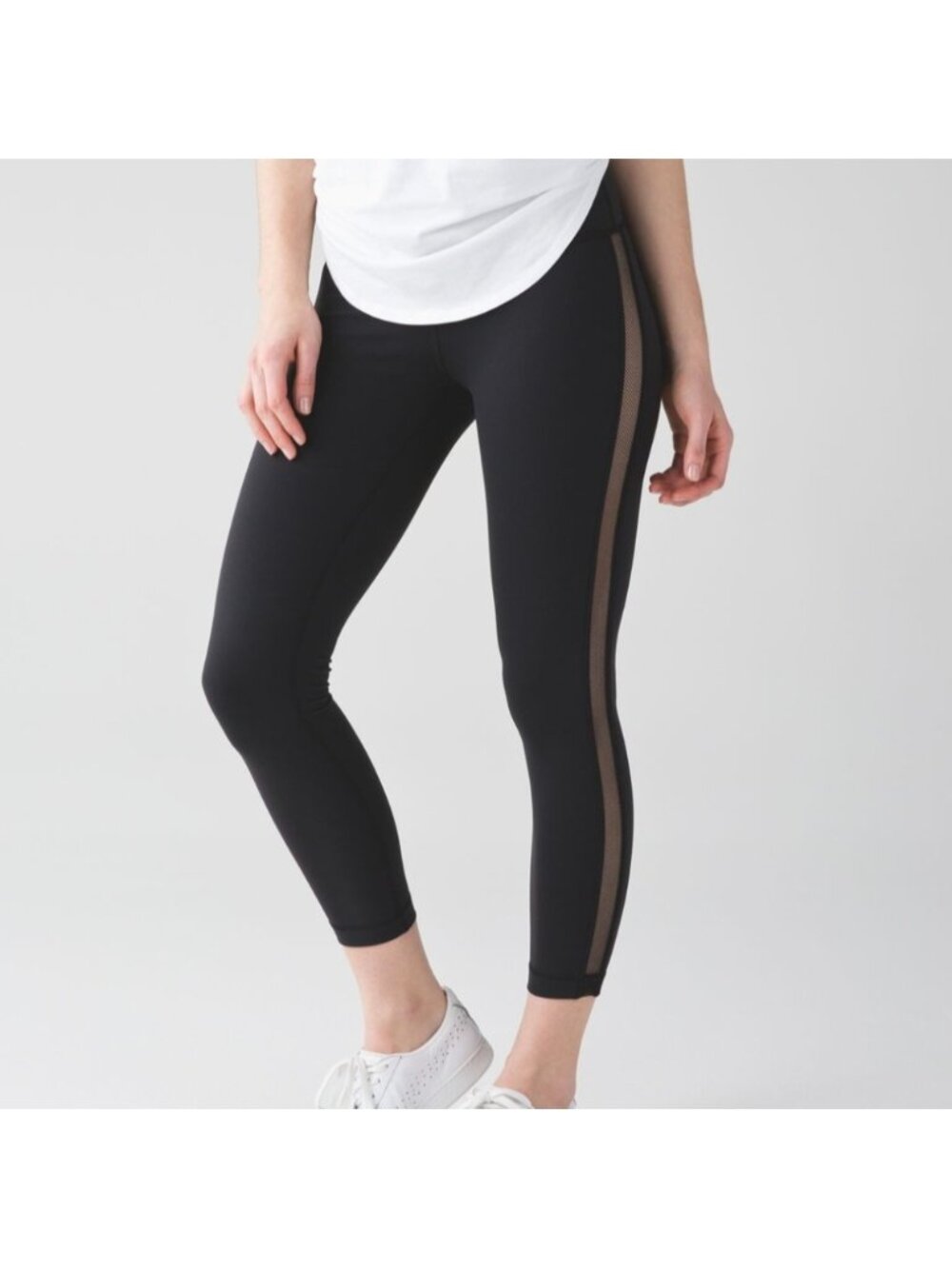 Lululemon high times Pant Wing Mesh full on Luon black